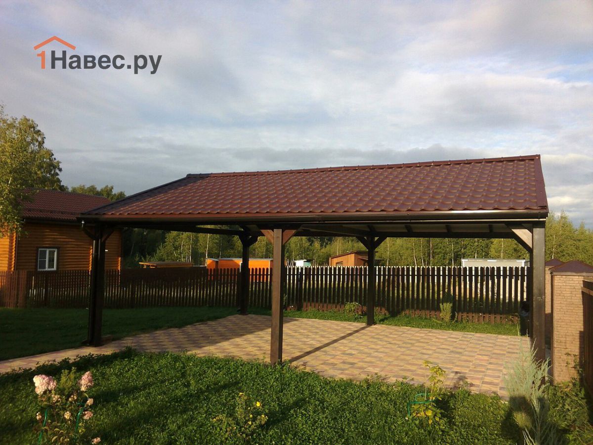 Навес из поликарбоната